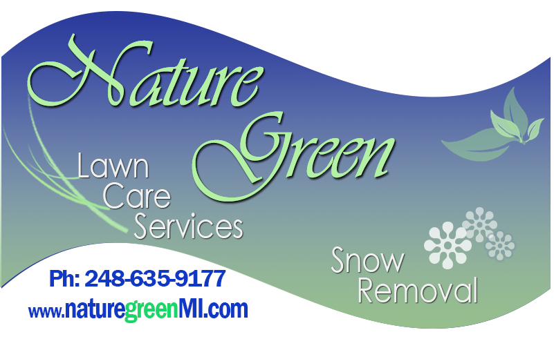 Nature Green Lawn & Snow