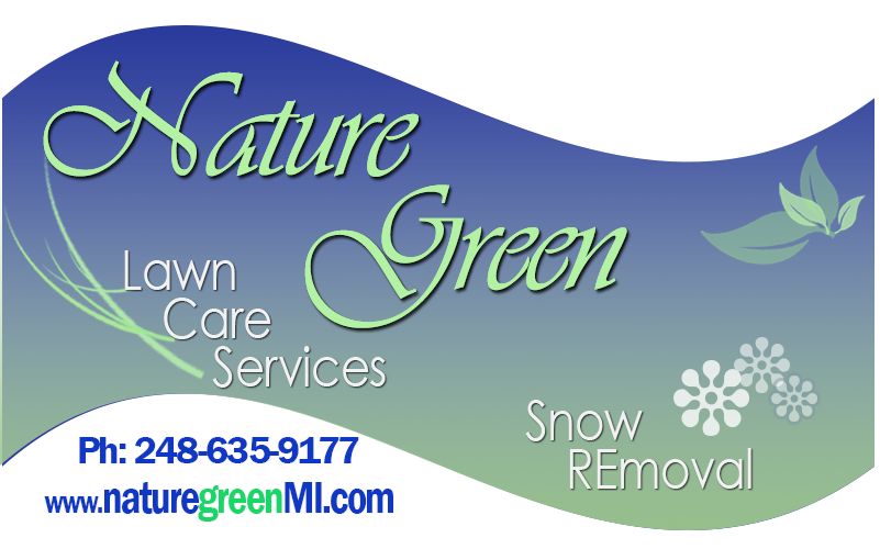 Nature Green Lawn & Snow